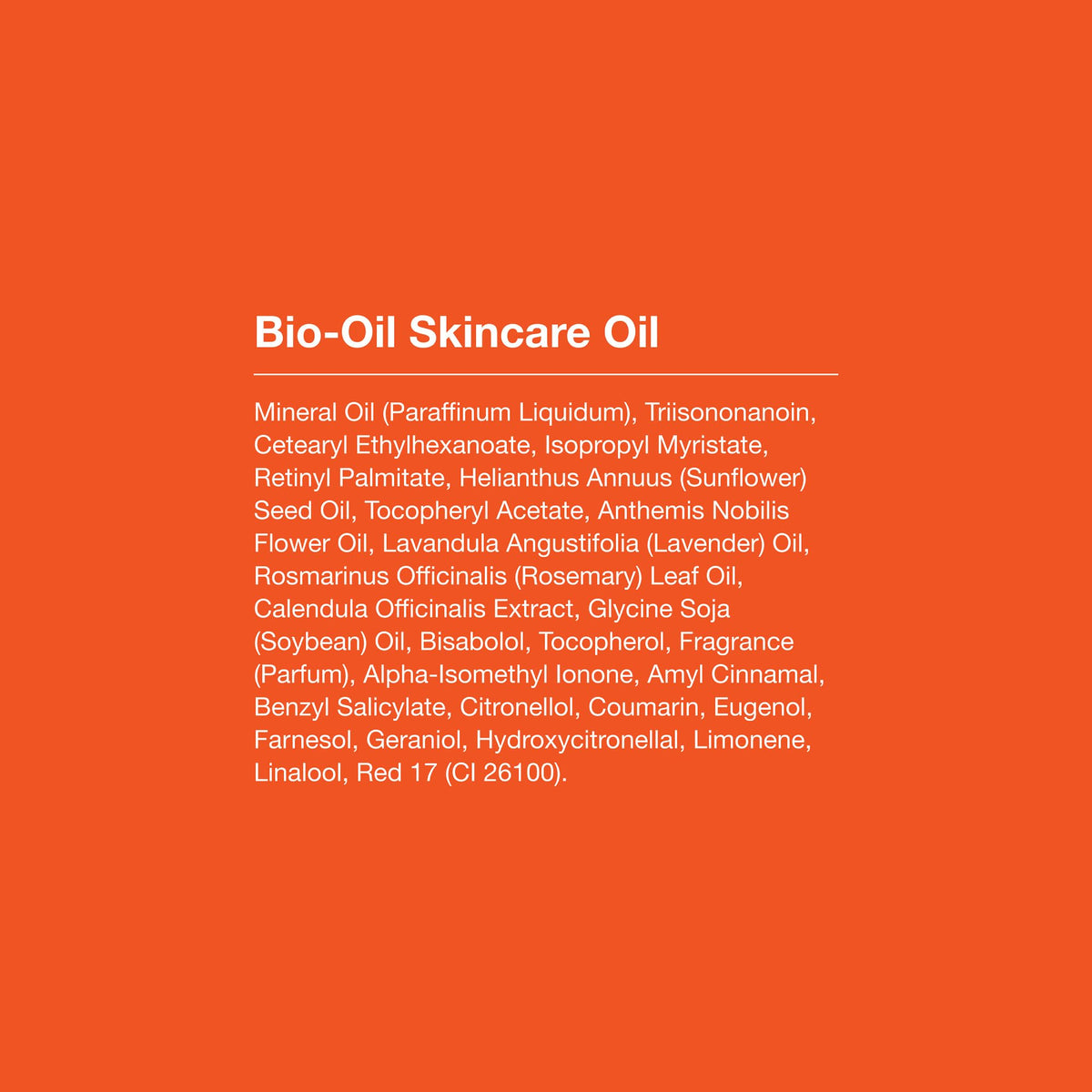 Bio-Oil 2 oz bottle in hand for travel-size scale and convenience