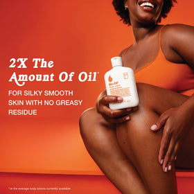 Bio-Oil lotion texture close-up demonstrating ultralight spreadability