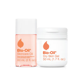 Bio-Oil front packaging showing travel skincare bundle for easy hydration