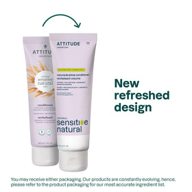 BIO SPECTRA ATTITUDE back label close-up listing ingredients and gentle formula