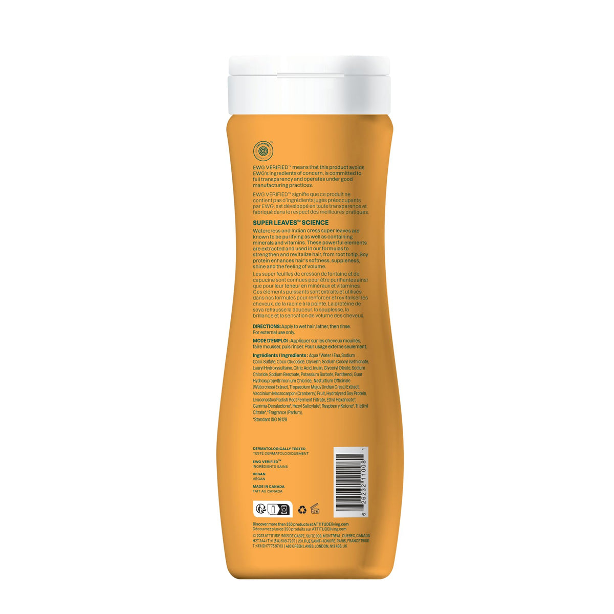 BIO SPECTRA ATTITUDE paired with Volume & Shine conditioner for best results