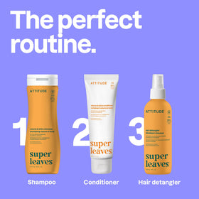 BIO SPECTRA ATTITUDE before and after hair showing reduced tangles