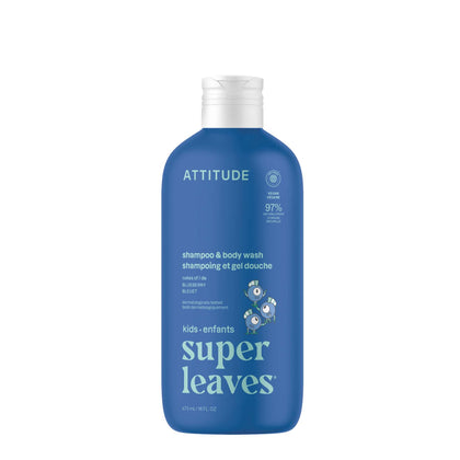 BIO SPECTRA ATTITUDE front bottle showing blueberry label and clean ingredients