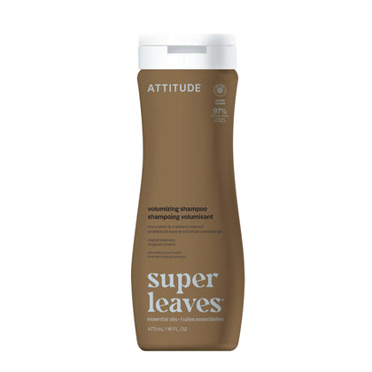 BIO SPECTRA ATTITUDE front bottle view showing clean volumizing shampoo benefits