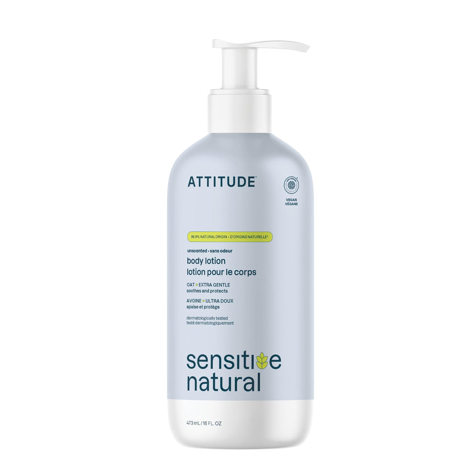 BIO SPECTRA ATTITUDE front bottle view showing label and unscented benefit