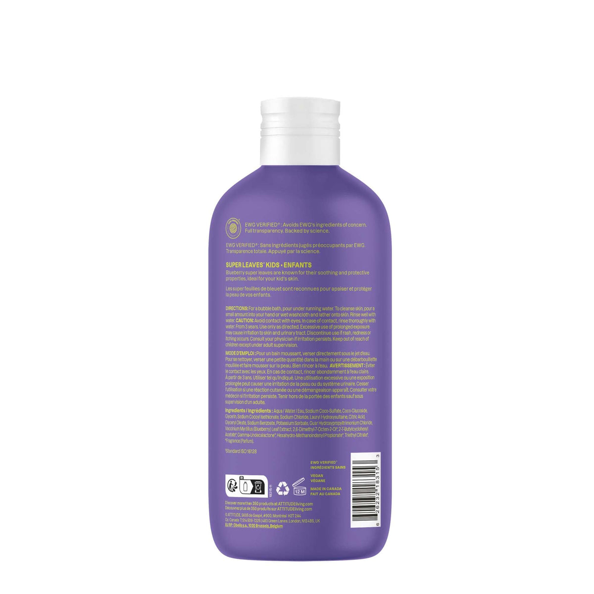 BIO SPECTRA ATTITUDE child enjoying bath demonstrating gentle cleansing