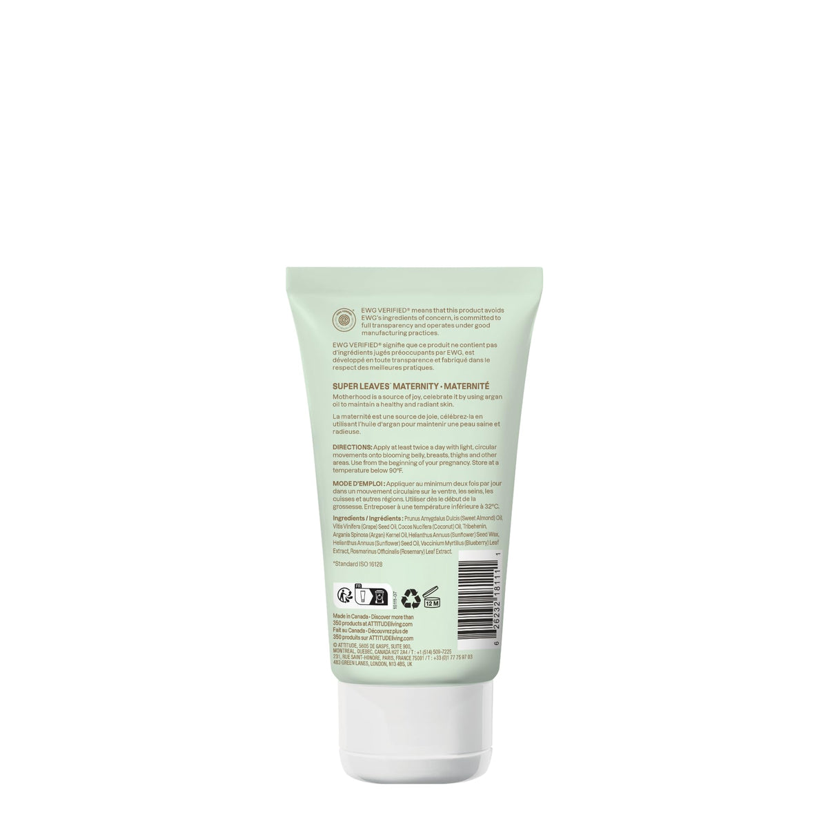 BIO SPECTRA ATTITUDE on bathroom shelf with maternity items for daily ritual convenience benefit