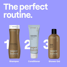 BIO SPECTRA ATTITUDE on shower shelf styled among towels for everyday routine appeal
