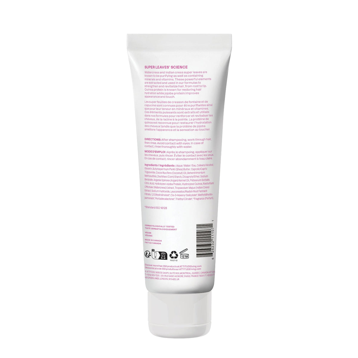 ATTITUDE paired with Moisture Rich Shampoo for full routine