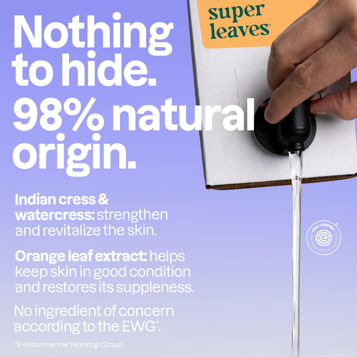 BIO SPECTRA ATTITUDE pouring into a pump dispenser for easy refill convenience
