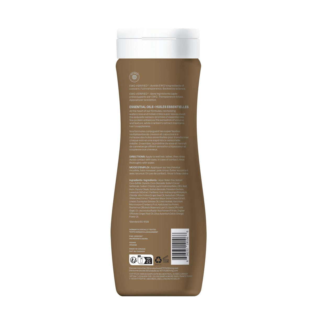 BIO SPECTRA ATTITUDE recyclable HDPE bottle emphasizing sustainable packaging practice