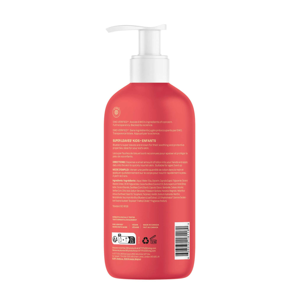 ATTITUDE recyclable HDPE #2 bottle symbol promoting eco choice