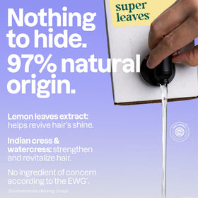 BIO SPECTRA ATTITUDE creamy lather close-up showing gentle cleansing benefit for buildup