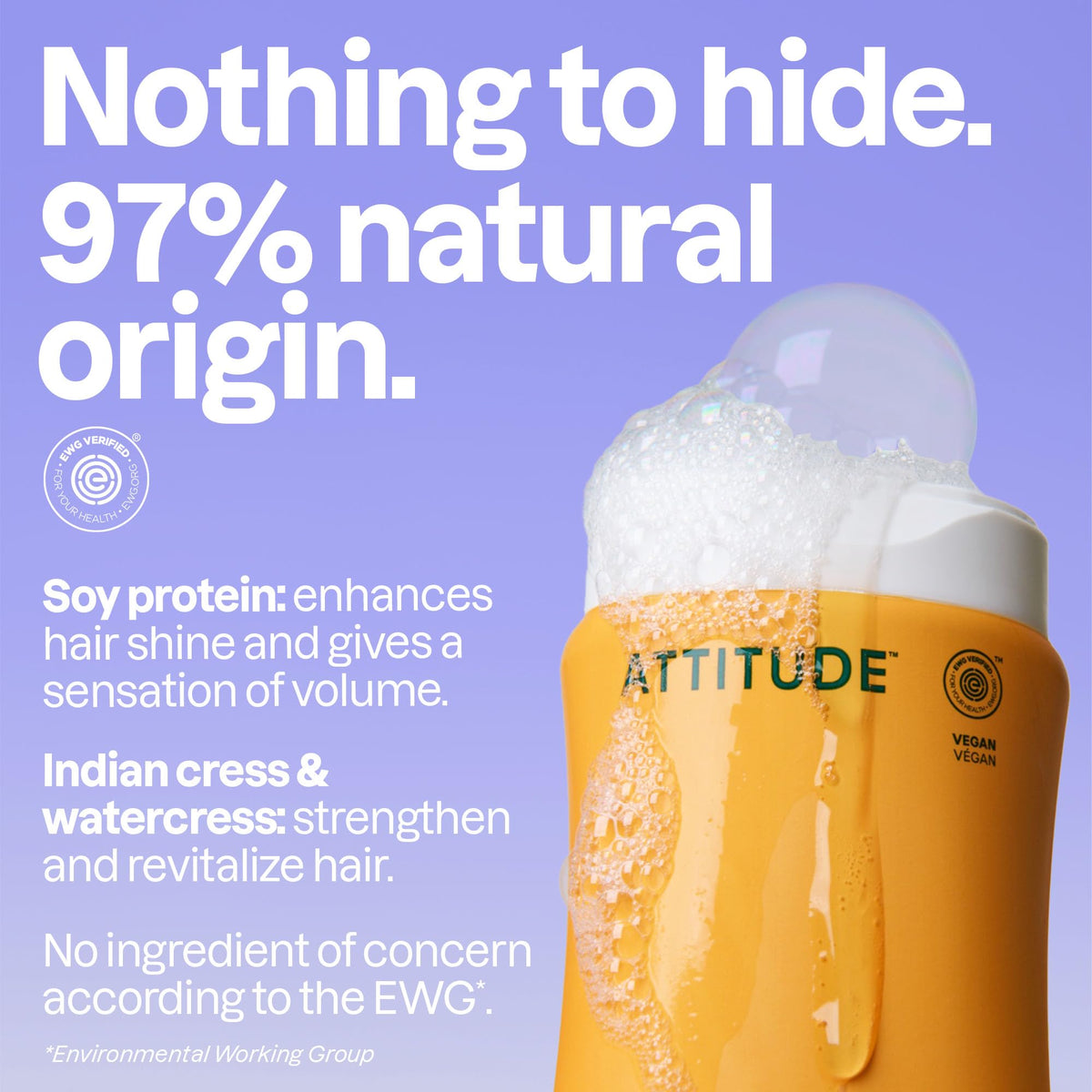 BIO SPECTRA ATTITUDE creamy lather texture for gentle cleansing and lift