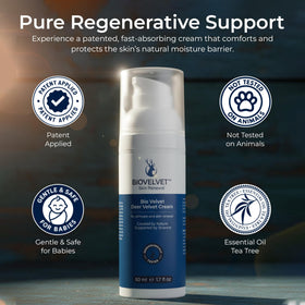 Bio Velvet ingredients label focused on deer antler extract and UMF 25 honey benefits