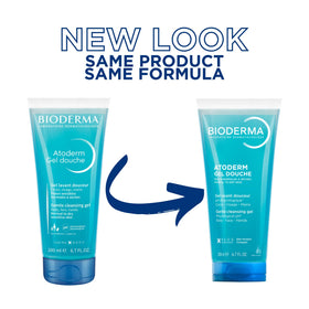 Bioderma Atoderm on bathroom shelf lifestyle shot suggesting daily routine use