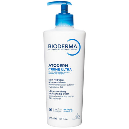 Bioderma Atoderm front packaging showing product and calming benefit