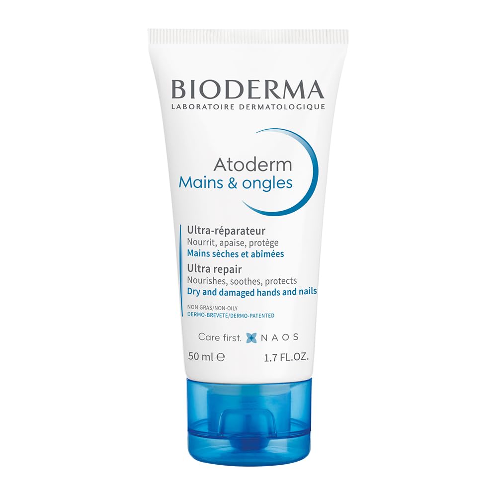 Bioderma Atoderm front tube showing compact travel-friendly design and immediate hydration
