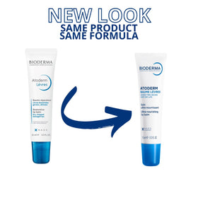 Bioderma Atoderm Lip Balm used outdoors in winter for protective comfort