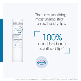 Bioderma Atoderm lip stick open twist detail demonstrating easy application