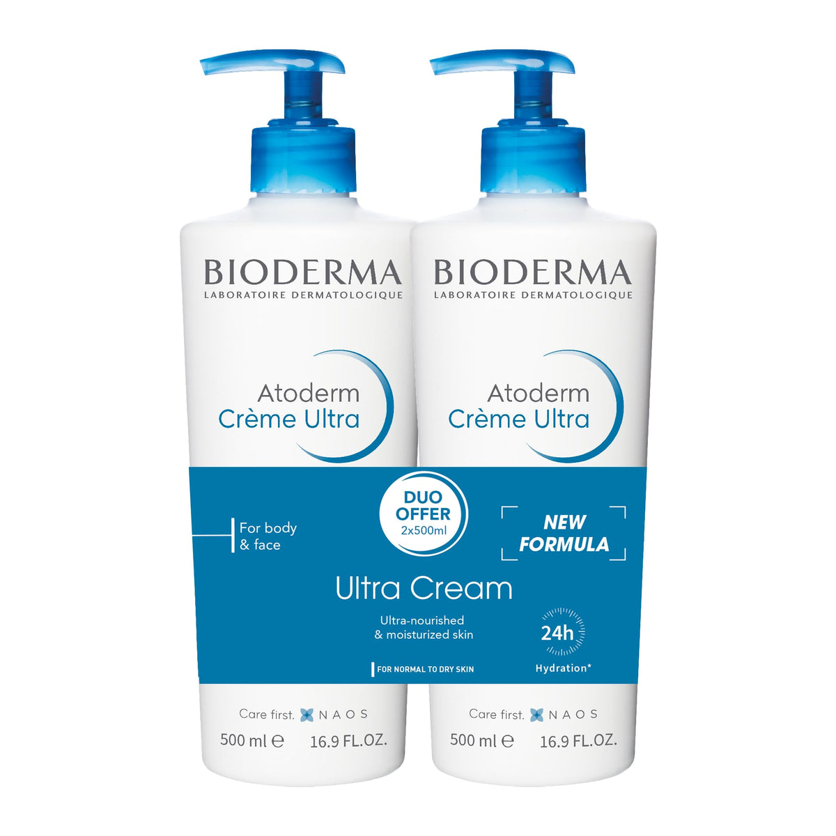 Bioderma jar front view showing clean packaging and easy-to-use design benefit