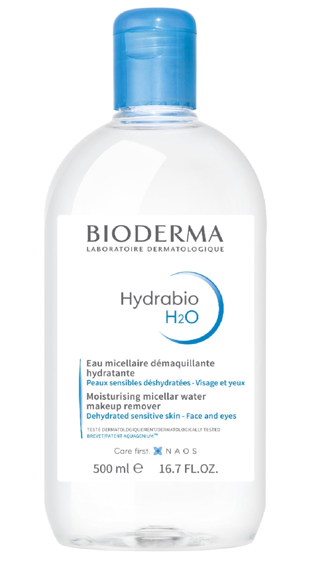 Bioderma Hydrabio front bottle view showing clean packaging and hydrating benefit