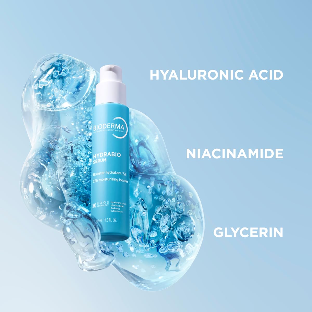 Bioderma Aquagenium ingredient focus illustrating hydration-supporting formula