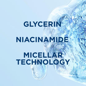Bioderma liquid texture being poured to show lightweight hydration