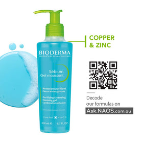 Bioderma bottle next to common items for size comparison and travel convenience