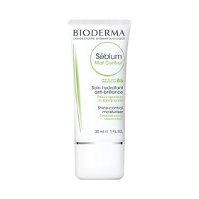 Bioderma front packaging showing the mattifying cream and clear labeling benefit
