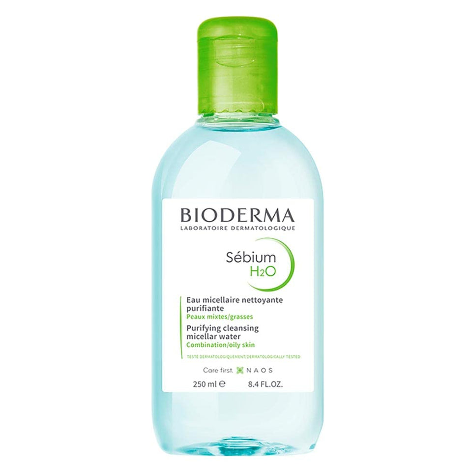 Bioderma Sébium H2O front bottle showing clean packaging and purpose