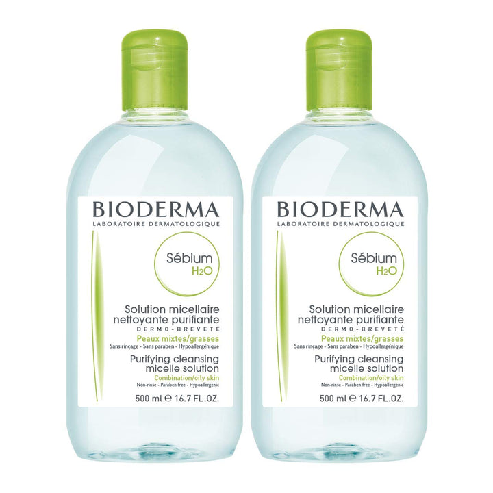 Bioderma bottle front view showing packaging and size benefit