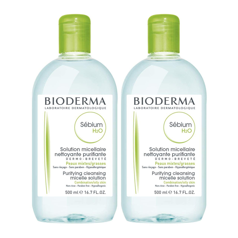 Bioderma bottle front view showing packaging and size benefit