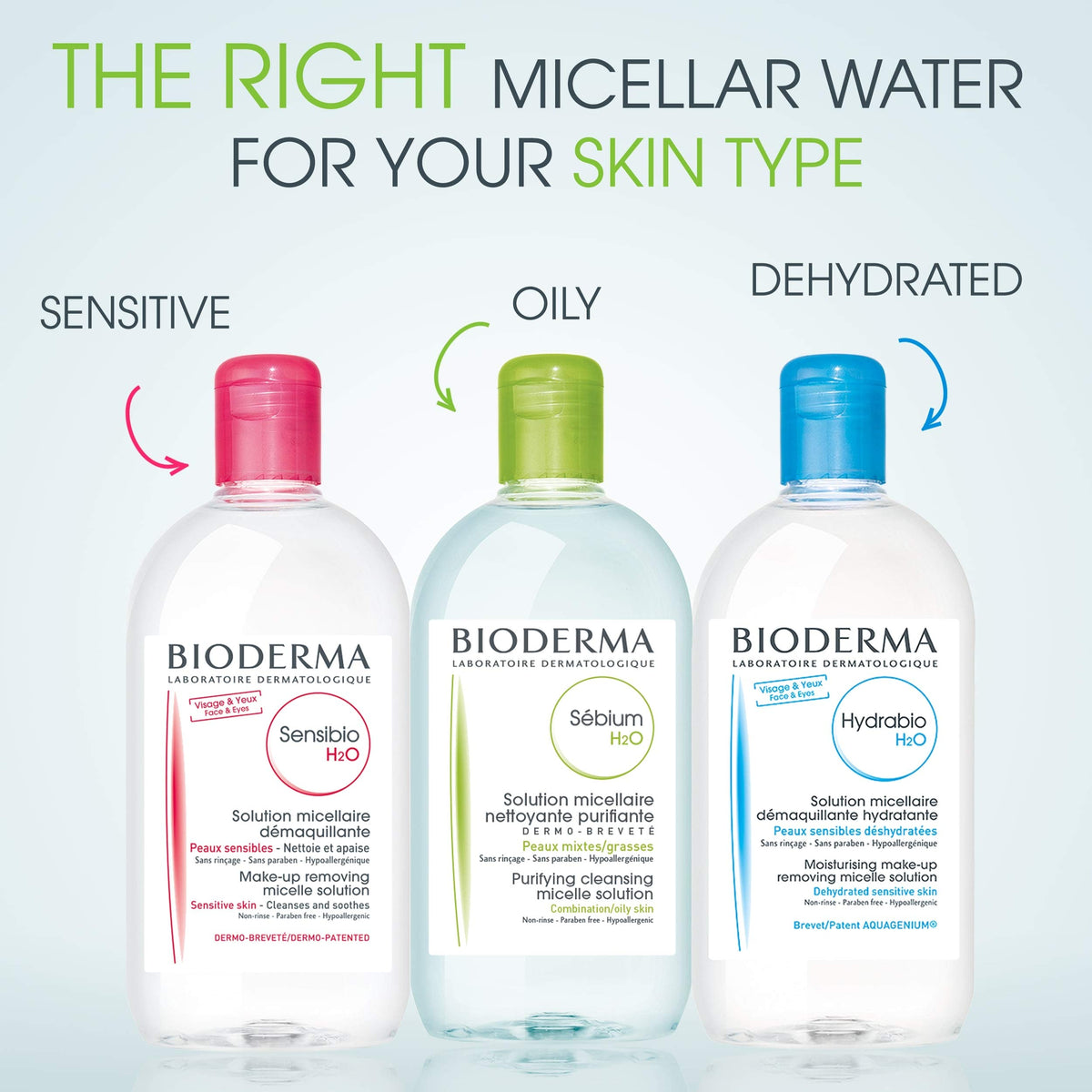 Bioderma removing makeup from face demonstrating effective removal benefit