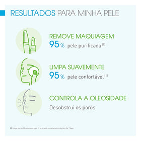 Bioderma Sébium H2O held in hand showing 8.4 oz scale and portability