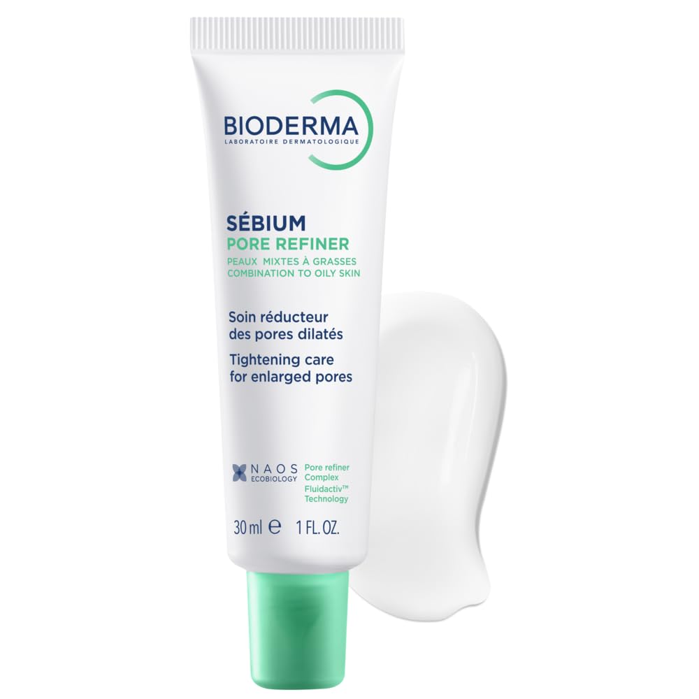 Bioderma close-up of tube dispensing precise amount for control