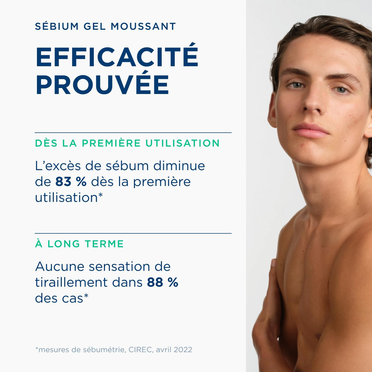 Bioderma Sébium placed by sink illustrating daily cleansing routine benefit