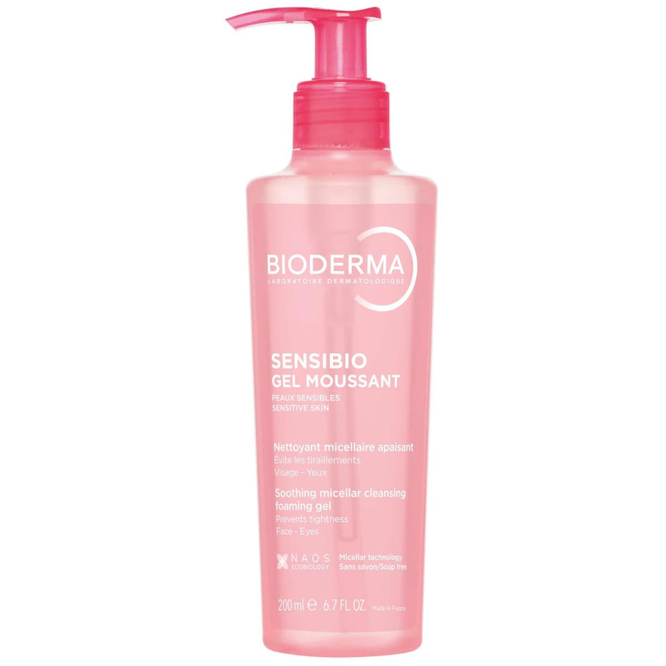 Bioderma front packaging showing clear label and gentle cleanser benefits