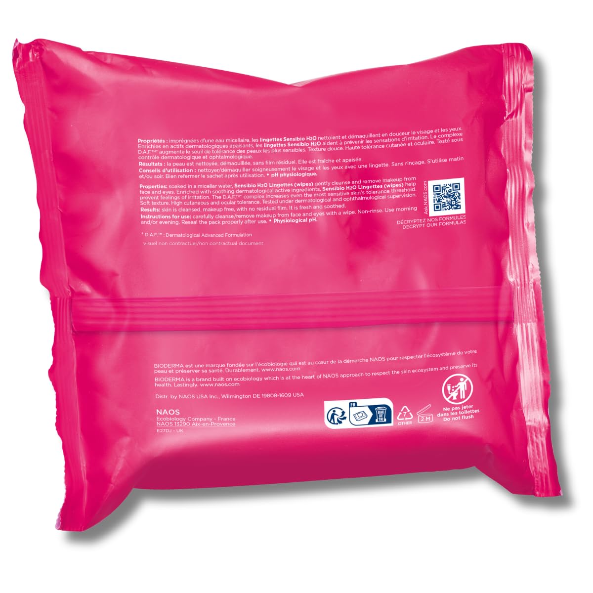 Bioderma wipes on bathroom vanity ready for quick, soothing skincare