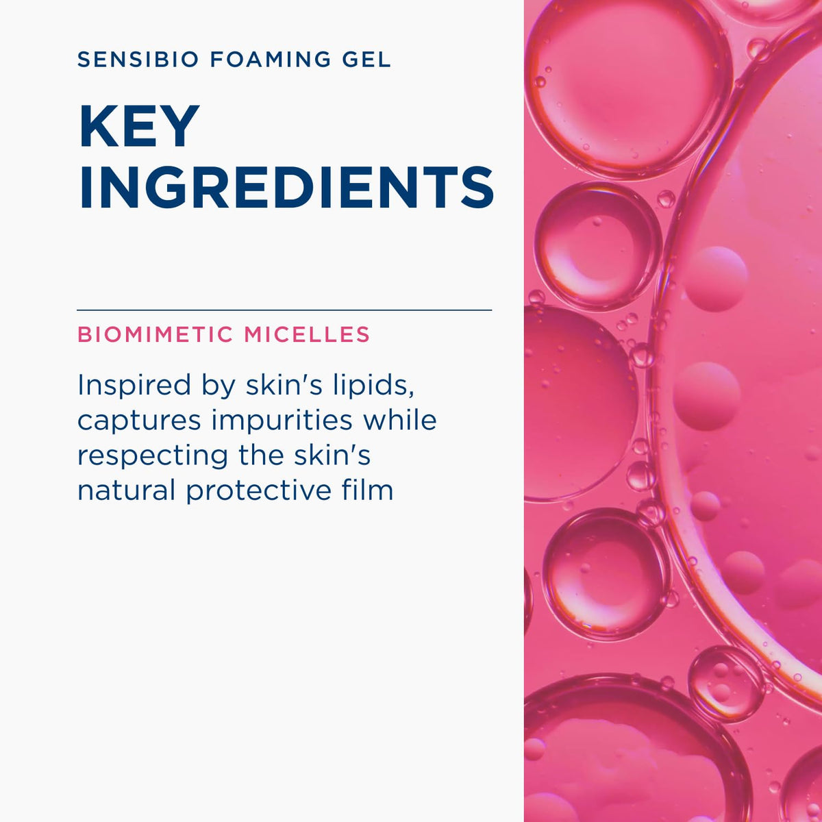 Bioderma Sensibio ingredient close-up highlighting coco-glucoside benefit