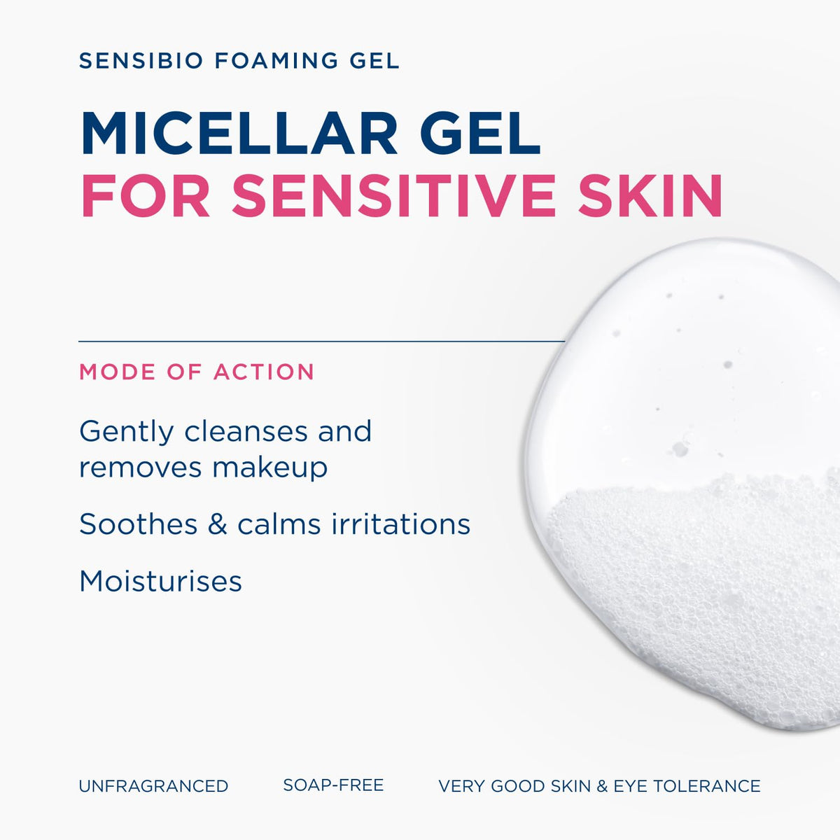 Bioderma Sensibio pump dispenser ready for easy daily application