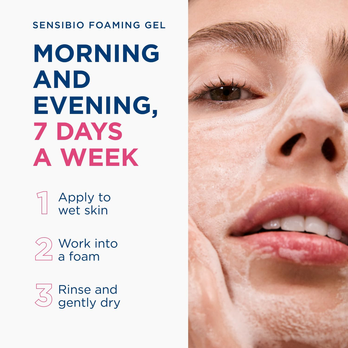 Bioderma Sensibio held in hand to show 500ml size and long-lasting value