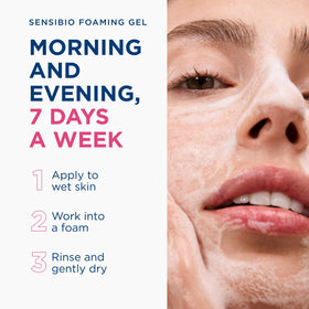 Bioderma Sensibio held in hand to show 500ml size and long-lasting value