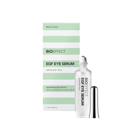 Bioeffect front packaging showing compact 6 mL tube for travel convenience