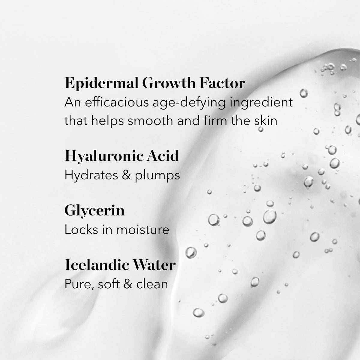 Bioeffect being rolled under eye to soothe and reduce puffiness