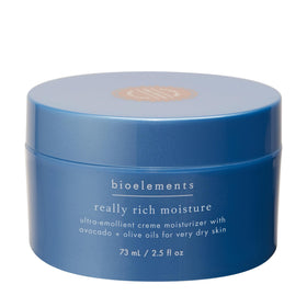 Bioelements jar front view showing packaging and product name, conveys rich hydration
