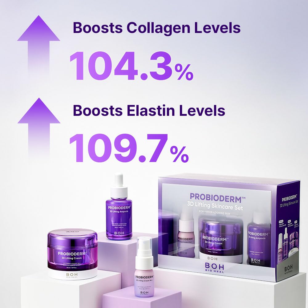BIOHEAL BOH products arranged on bath counter conveying a streamlined everyday routine
