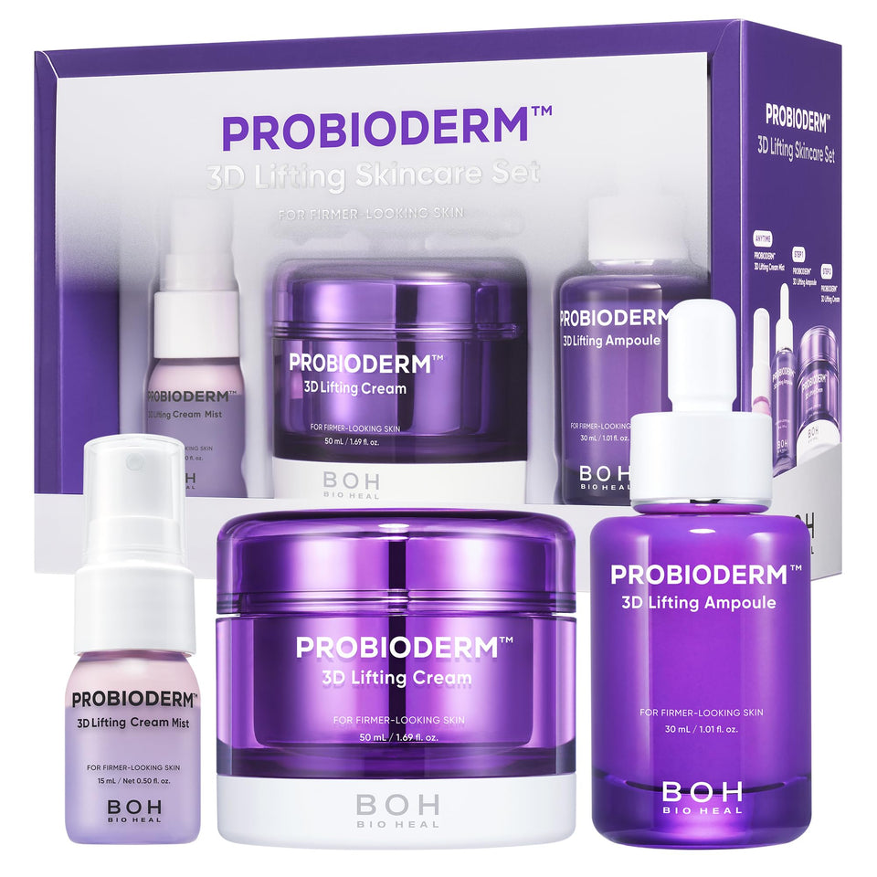 BIOHEAL BOH set front packaging showing complete three-step lifting kit, ideal for gifting
