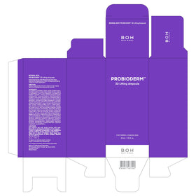 BIOHEAL BOH lifestyle application applying ampoule along jawline for visible contour
