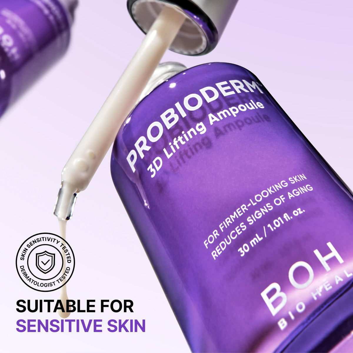 BIOHEAL BOH pipette dispensing product illustrating controlled application benefit